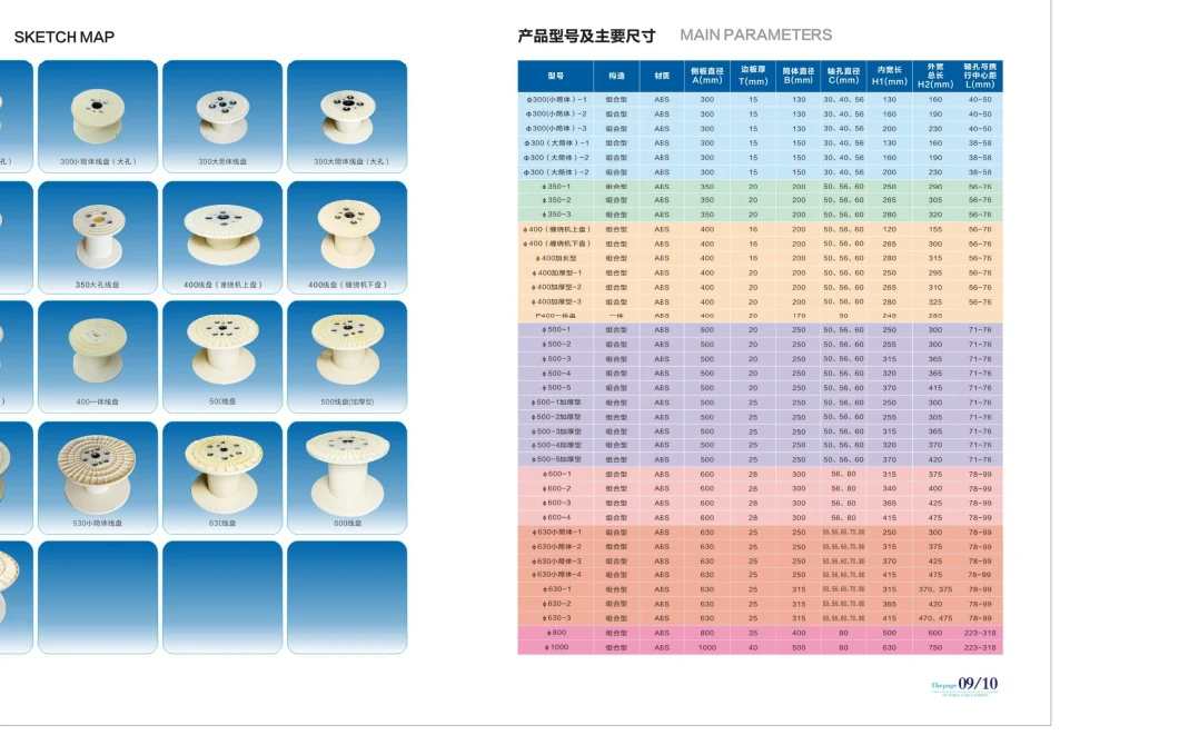 ABS Bobbin for Extruder and Stranding Machine