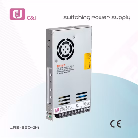 Lrs-350-24 SMPS 350W 24V 단일 출력 산업용 스위칭 전원 공급 장치 변압기